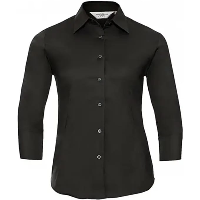 Blouse met 3/4 mouwen voor dames Russell Athletic Easy Care