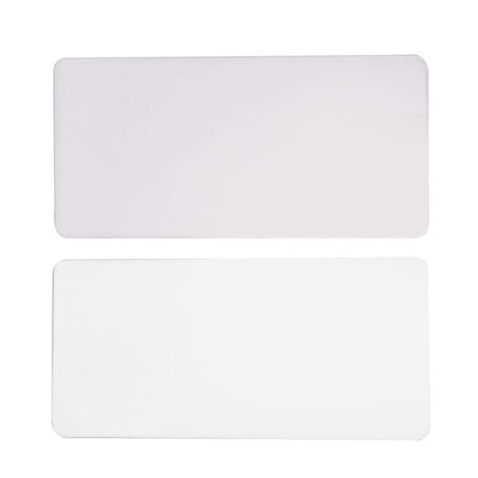 Plaques de machine à gaufrer Accessoires de découpe de papier de rechange 160x77mm 3mm et 5mm white