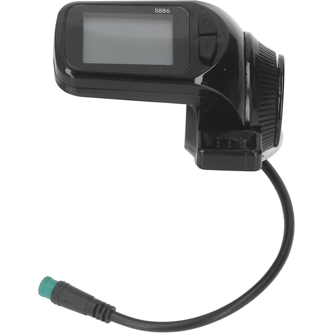 Elektrische Fiets LCD Display Meter Lage Uitvalsfrequentie Waterdicht Eenvoudig Ontwerp Elektrische Fiets black