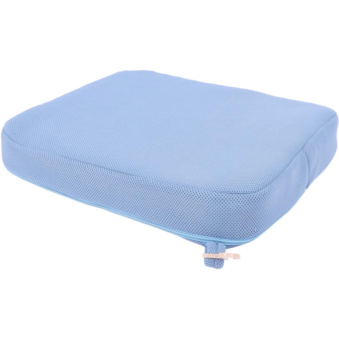 Douchezitkussen Ademend Comfortabel Ondersteunend Afneembare Wasbare Hoes Badzitkussen blauw