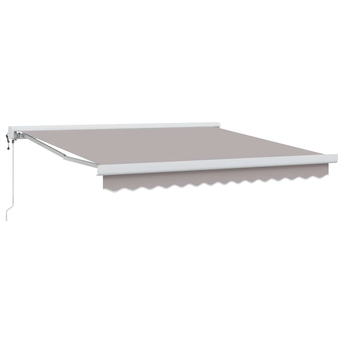 vidaXL - Uitschuifbare - luifel - Lichtgrijs - 300 - x - 250 - x - 165 - cm