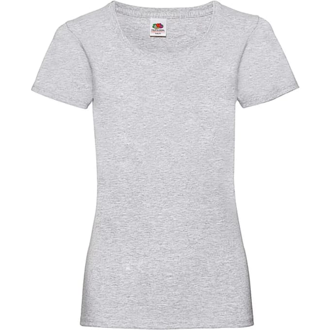 Dames-T-shirt Fruit of the Loom Valueweight