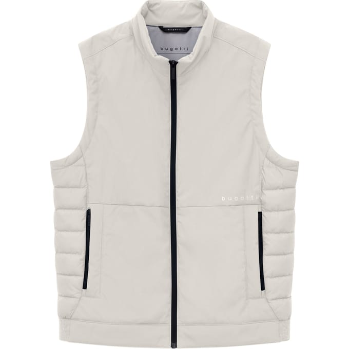 Bugatti Herren Sportswear-weste Bodywarmers Ecru 175100-11503