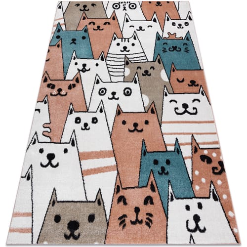 Kleden Rugsx Tapijt FUN Gatti voor kinderen, katten multi 140x190 cm