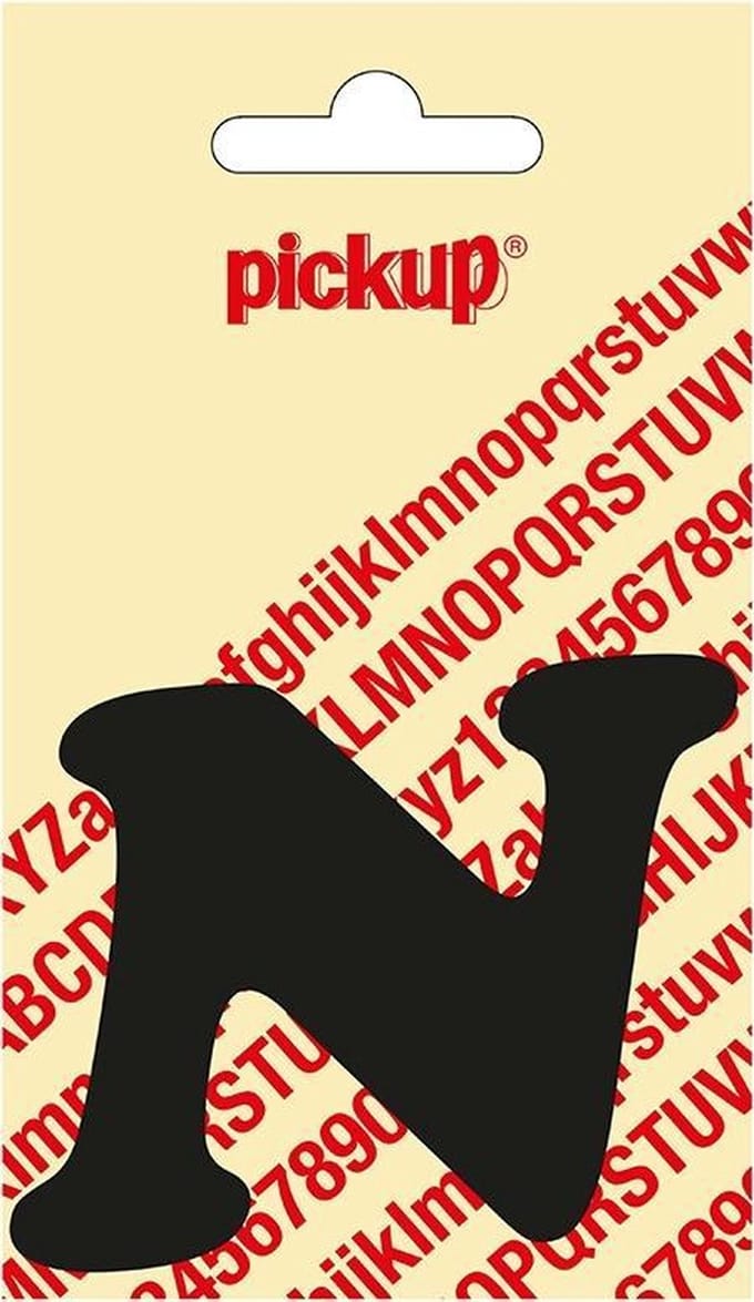 Pickup plakletter CooperBlack 60 mm - zwart N