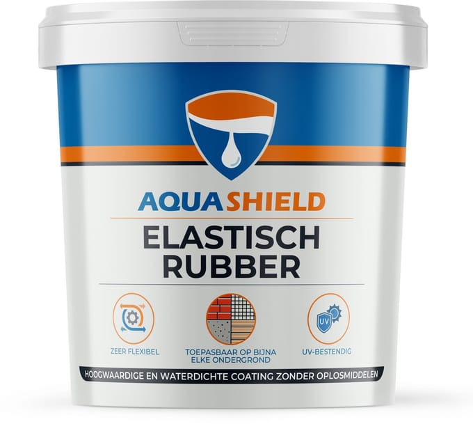 Aquashield Elastisch Rubber - Emmer, 5 KG - Liquid Rubber