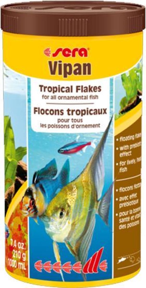 Sera Vipan vlokken visvoer gemengd aquarium 1 liter