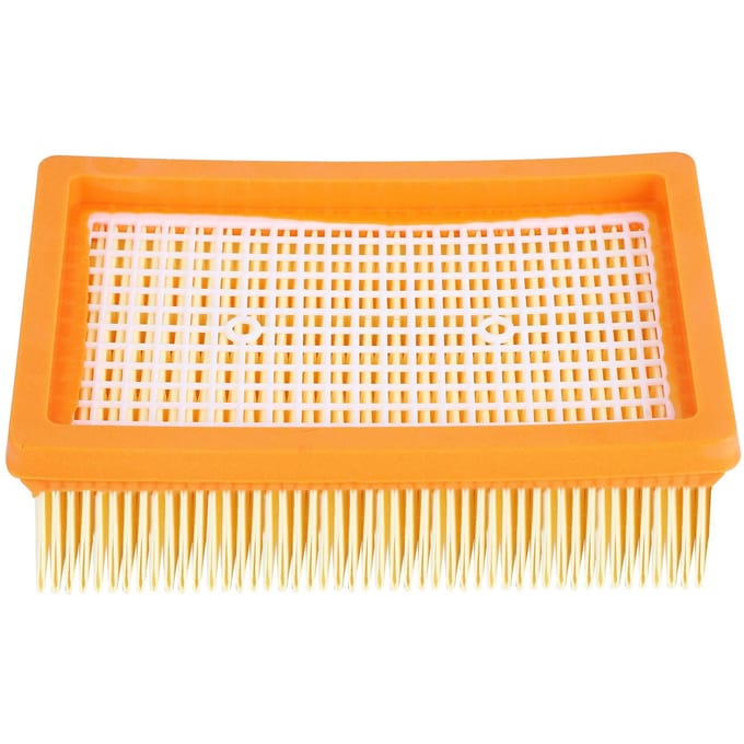 2 pièces Écran Filtrant Plat de Remplacement Pièces d'Aspirateur pour Karcher MV4 MV5 MV6 beige