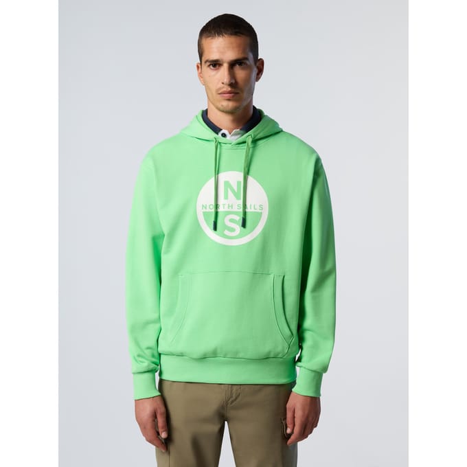 North Sails Hoodie Maxi-logo afdrukken