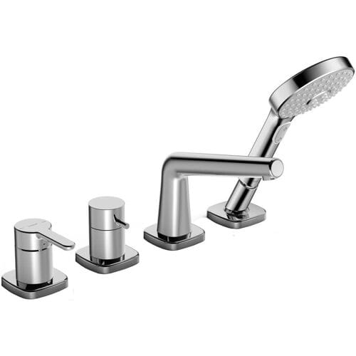 HANSADESIGNO Style single-lever mixer for 4-hole installation sets 53122083