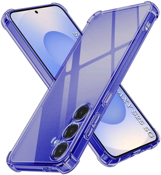Hoesje geschikt voor Samsung Galaxy S25 - Techsuit Shockproof Silicone Back Cover - Zwart