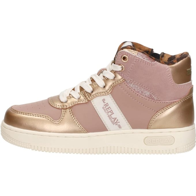 Replay Epic JR 4 Sneakers Hoog - Roze - Maat 32