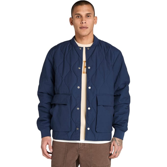 Timberland Quilted Jacket Peacoat Taglia: M | Bomber Outlet | Uomo