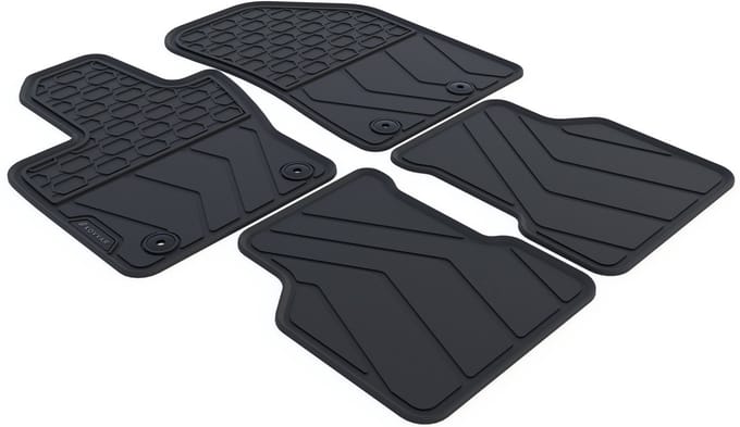 Rubber Automatten geschikt voor Jeep Compass - 2017-2025 - 4-delig - Uitvoering: Benzine/Diesel