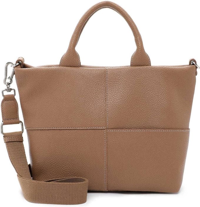 SURI FREY Shopper Schoudertas Tilly Cityshopper Darktaupe Lichtbruin