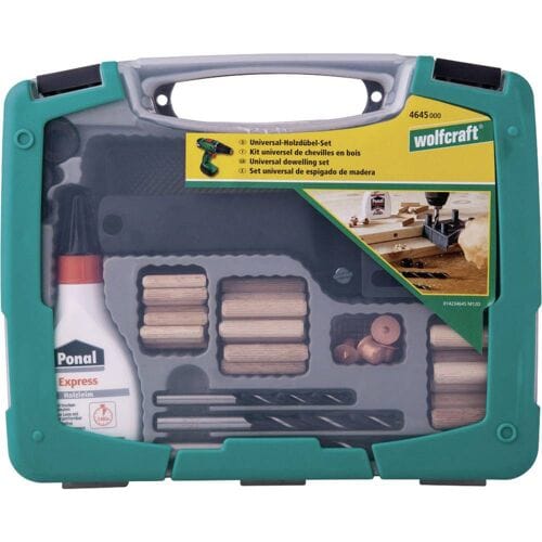 wolfcraft - Universele Deuvel Set - Deuvel boormal - Deuvelmal - 4645000