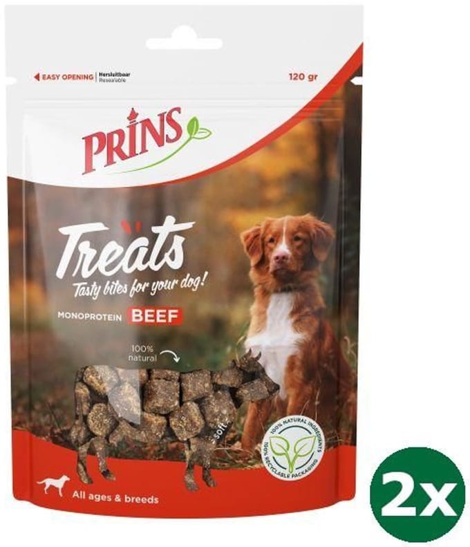 2x120 gr Prins treats rund