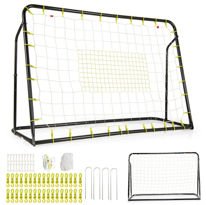Voetbal Trainingsdoel 2-in-1: Doel & Rebounder voor Kinderen