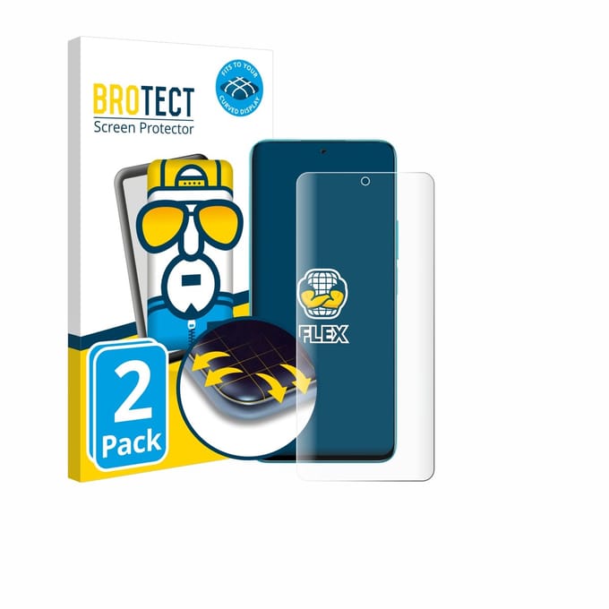 BROTECT - Screenprotector voor Honor 90 Lite - Folie Beschermfolie transparant volledig dekking - 2 Stuks