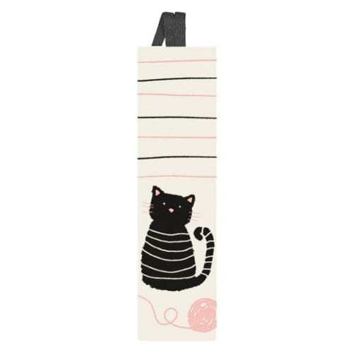 Libri_x boekenlegger met elastiek - miau