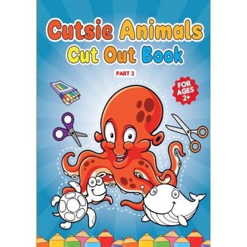 Cutsie Animals - Cut Out Book - Dhr Hugo Elena