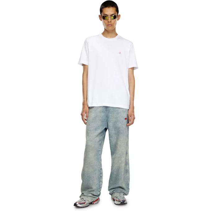 Diesel T Adjust K17 T-shirt Met Korte Mouwen Wit L Man