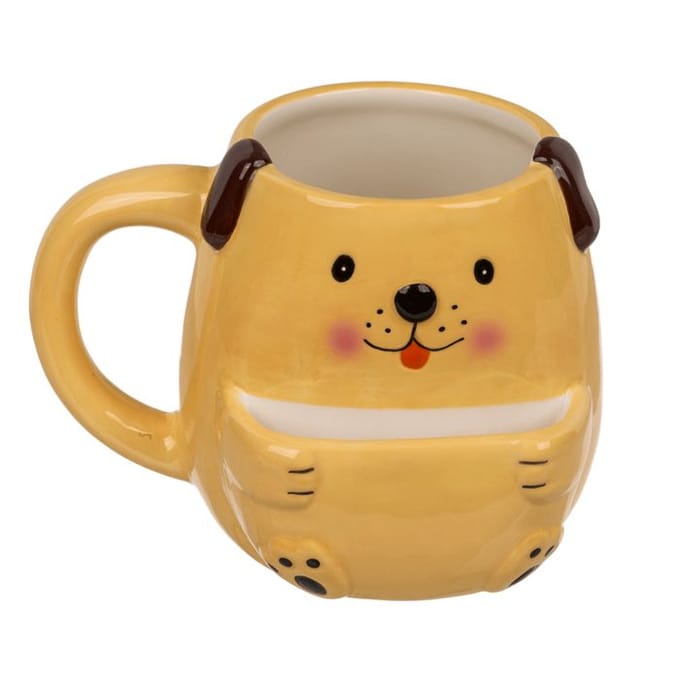Keramische Mok Met Koekjescompartiment - Hond - 450 ml