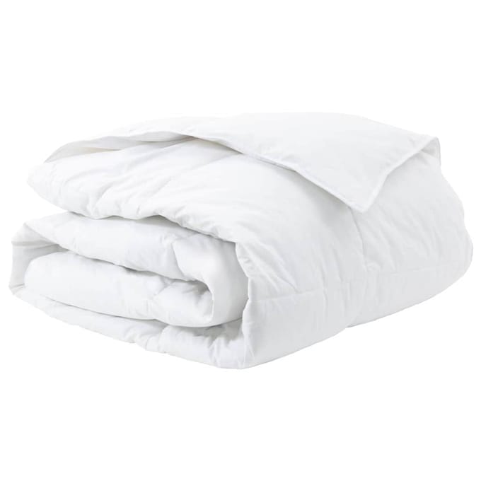 vidaXL - Winter - Duvet - 200 - x - 200 - cm - Winter - Veer - Wit - Ademend