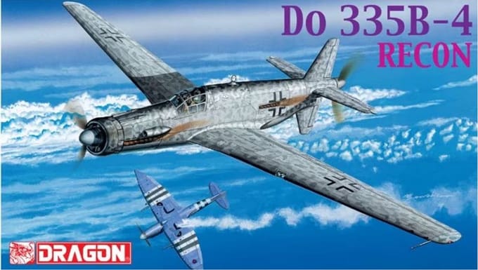 Dragon Modelbouwpakket Vliegtuigen - 5033 Dornier Do 335B-4 - Recon - Propeller Vliegtuig Plastic - 1:72 - Modelbouw