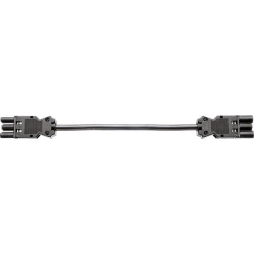 18/3 stroom verlengkabel - 3x 1,5mm / zwart - 3 meter