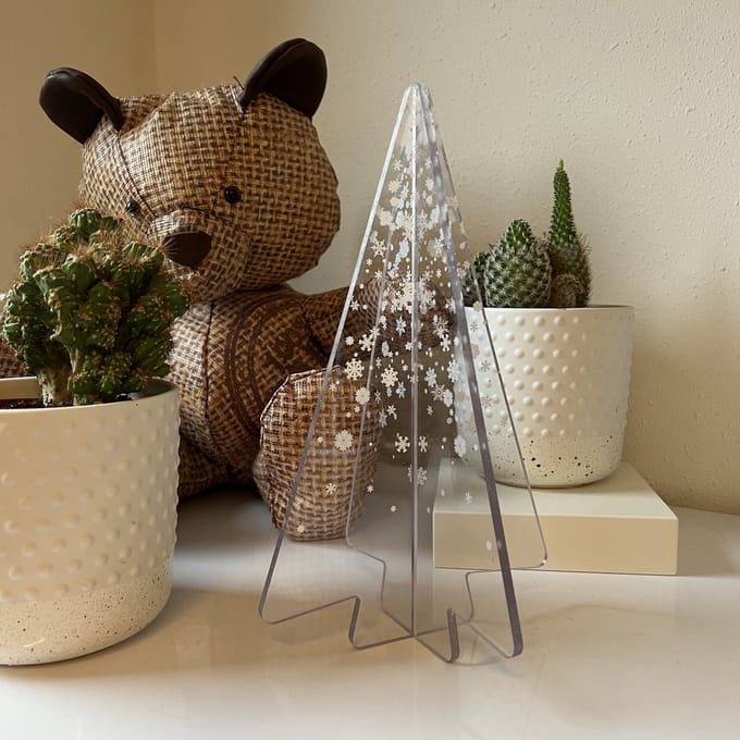Luxe Kerstboom - Acrylaat - 285mm - decoratie - kerst