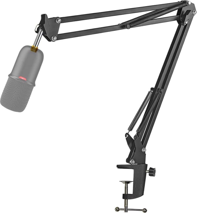 USB Condensator Microfoon - Studio Kwaliteit - Ideaal voor Streaming en Podcasting - Zwart