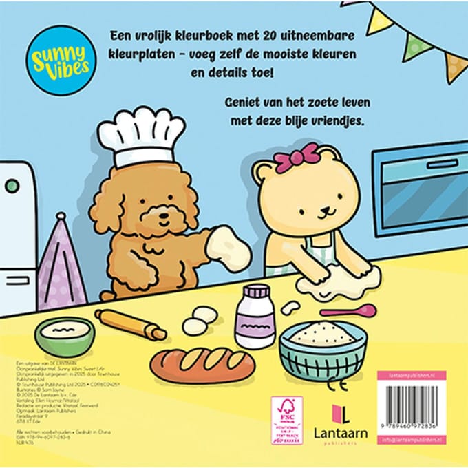 Sunny Vibes Kleurboek Sweet Life