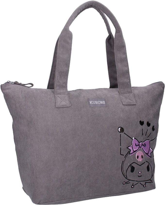Kuromi Obsessed Shopper - Grijs - Hello Kitty & Friends