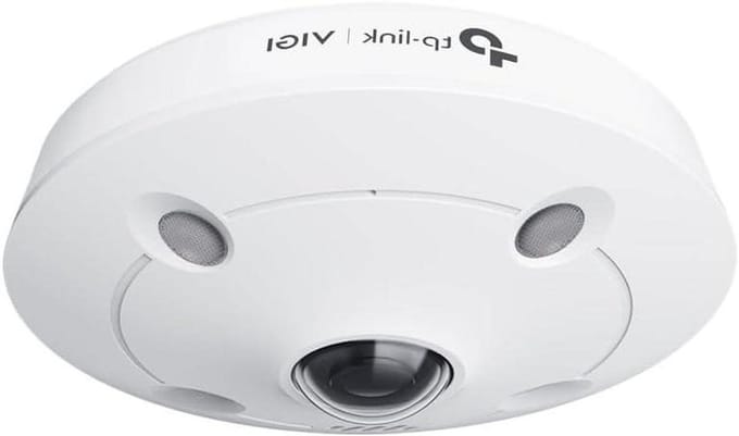 Netwerkcamera - IP Camera - Beveiliging Binnen - 360 Graden Zicht - 5 MP - Wit