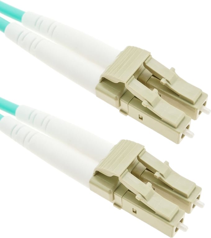BeMatik - OM3 LC naar LC multimode duplex glasvezelkabel 50/125 2m