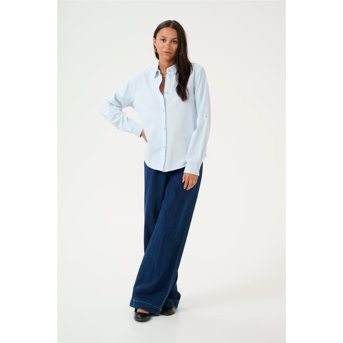 Overhemd met lang mouwen Regular fit Windsurfer blue