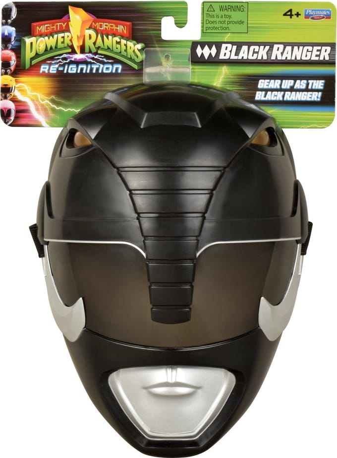 Playmates Mighty Morphin Power Rangers Mask Black Ranger Helmets & masks