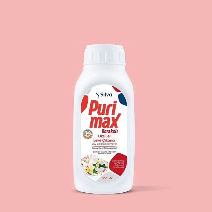 Silva - Purimax - Oxi Gel Vlekverwijderaar - 500ml - Witte was -Vegan