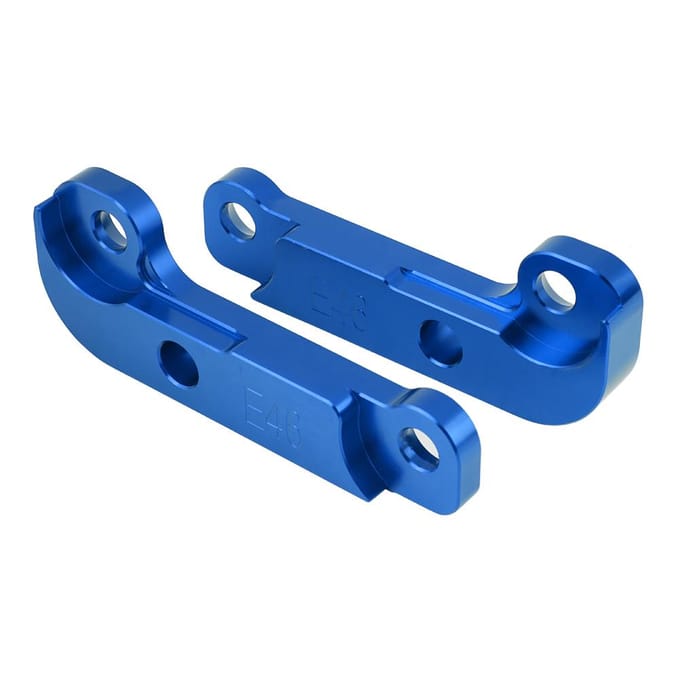 Kit d'adaptateur de blocage de dérive en aluminium Power Tuning augmentant l'angle de braquage de 25 % pour BMW E46 M3 Bleu