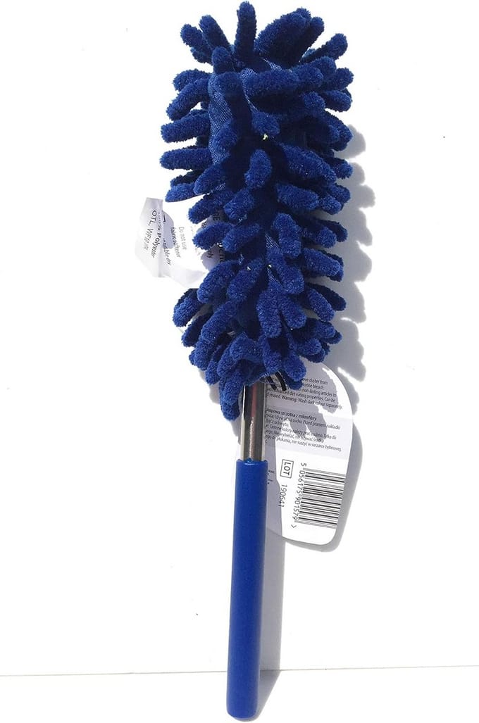 Uitschuifbare Chenille Duster met 360 Graden Roterende Kop - Ergonomische Handgreep - Verlengt tot 74 cm