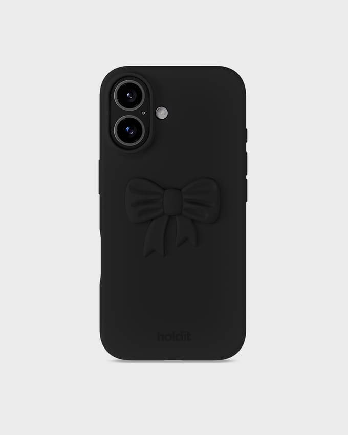 Black Bow Silicone Sticker