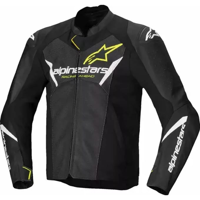 Motor leren jas Alpinestars Fstr V3 Airflw