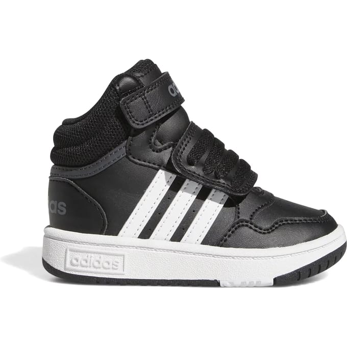 adidas Performance Hoops Mid Schoenen - Kinderen - Zwart- 21