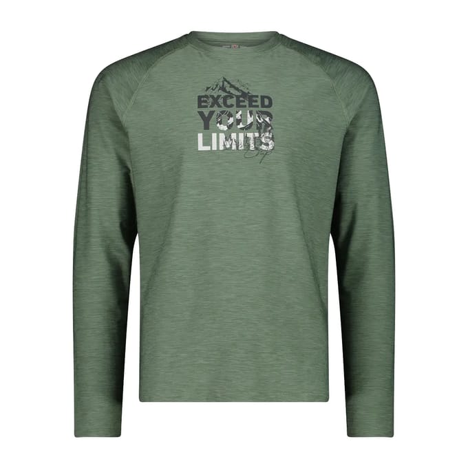 Cmp 33n2217 T-shirt Met Lange Mouwen Groen S Man