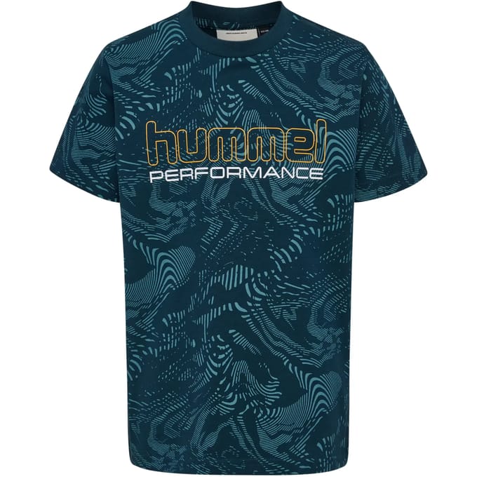 Kinder-T-shirt Hummel AOP Logo