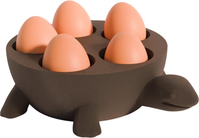 Fiastra Eierhouder – Tartaruga Design – Zwart