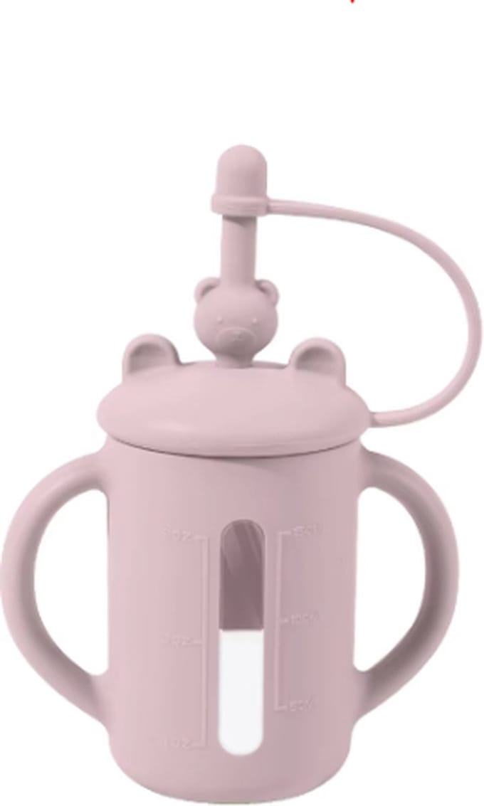 Rietjesbeker - Drinkerbeker - Antilek beker - Sippy cup - Baby - Peuter - 150ML - Rose