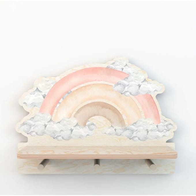 babyplank Dekornik échantillon Rainbow Pink