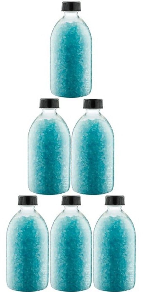 Claudius Badzout Opium - 600 gram - Fles met zwarte dop - Set van 6 stuks